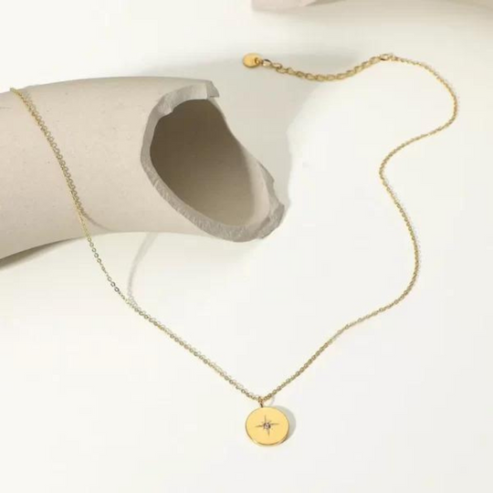 Classic 18k Gold Plated On The Rise Neck Piece