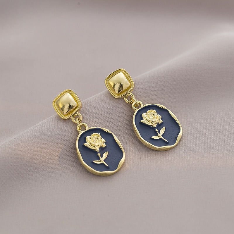The Golden Flower Earring