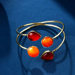 Raw Stone Duel Color Bracelet