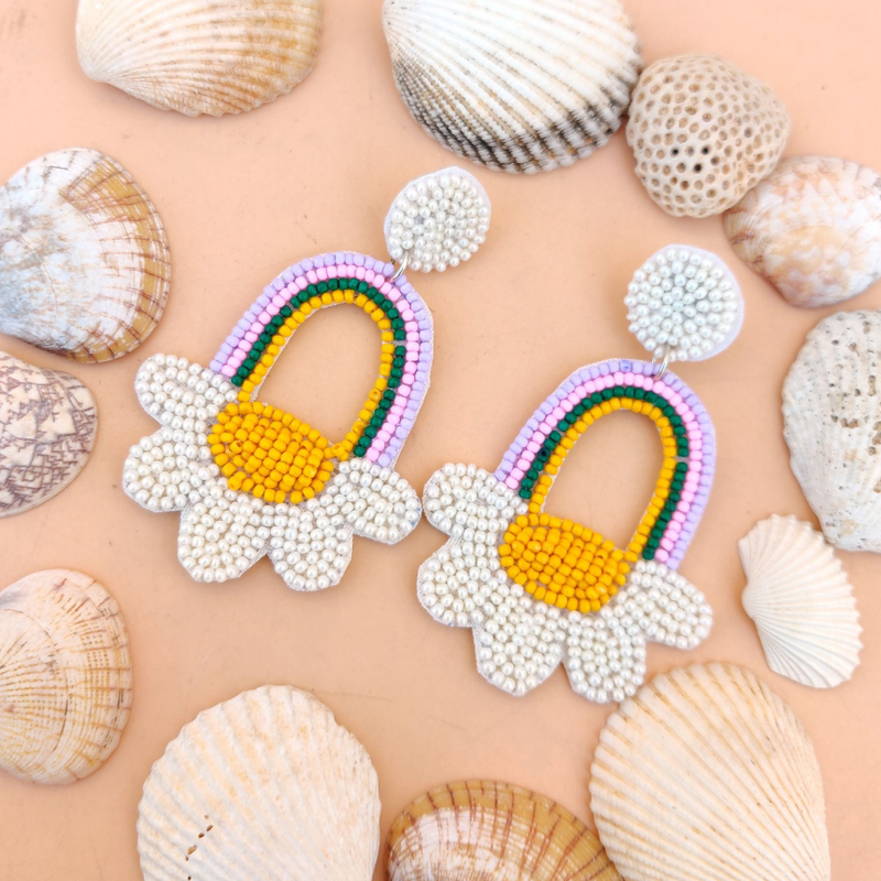 Handcrafted Embroidery Earrings
