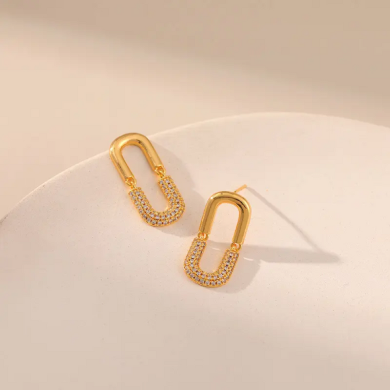 Elegant Gold Plated Earrings