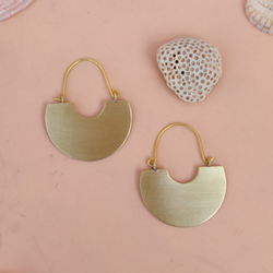 Half Moon Casual Wear Hoops