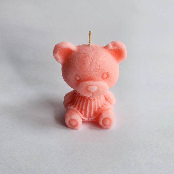 Handcrafted Tiny Teddy Soy EcoFriendly Candles