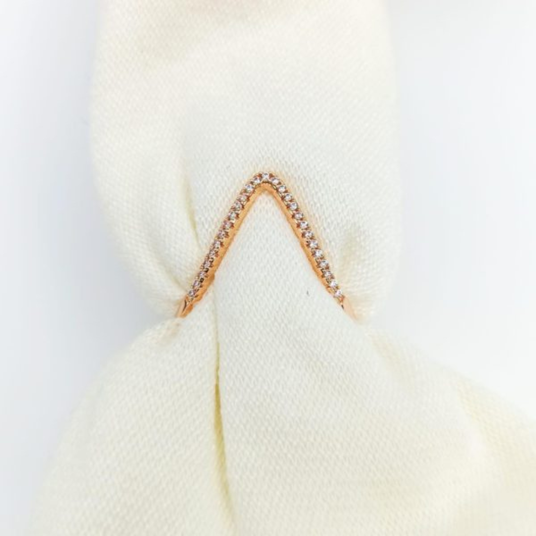 The V-Class Anti Tarnish Gold Plated Ring