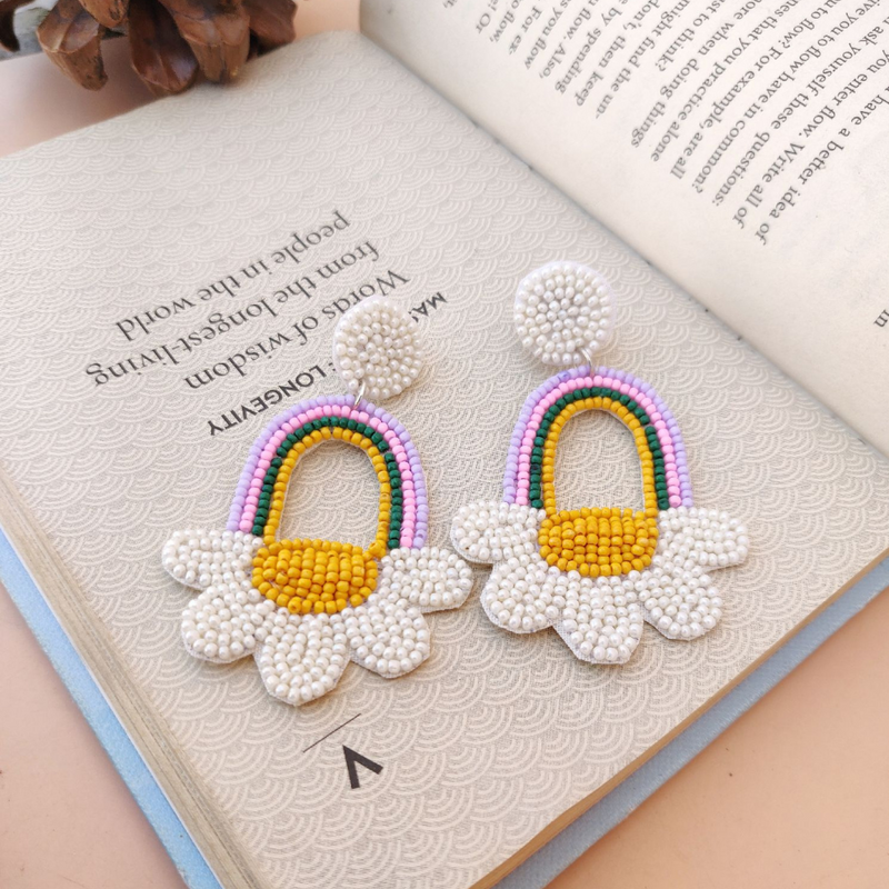 Handcrafted Embroidery Earrings