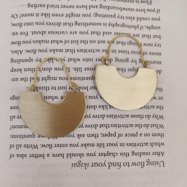 Half Moon Casual Wear Hoops