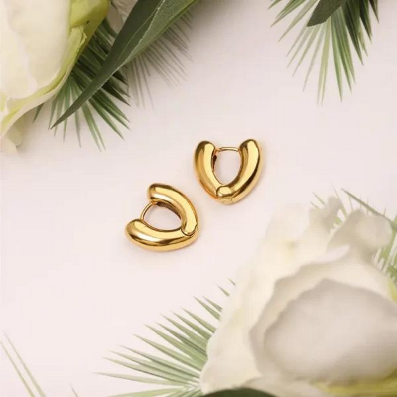 Minimilistic Gold Plated Earrings