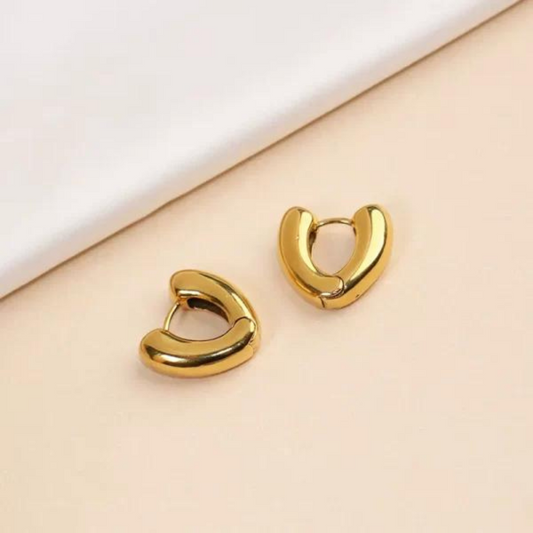 Minimilistic Gold Plated Earrings