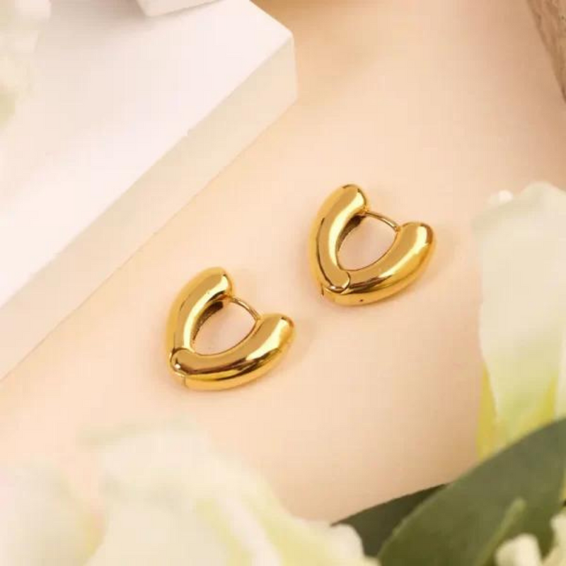 Minimilistic Gold Plated Earrings