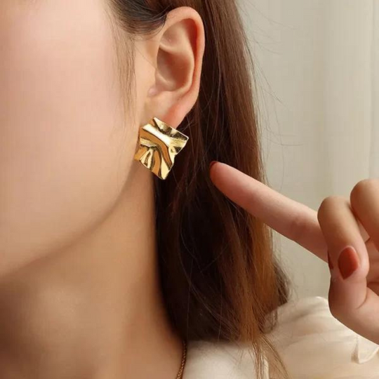 Gold Plated Chimes Studs