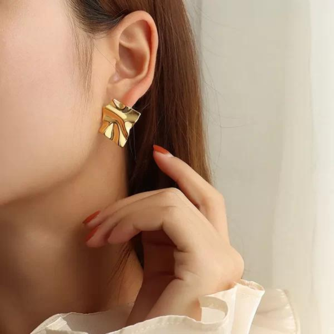 Gold Plated Chimes Studs