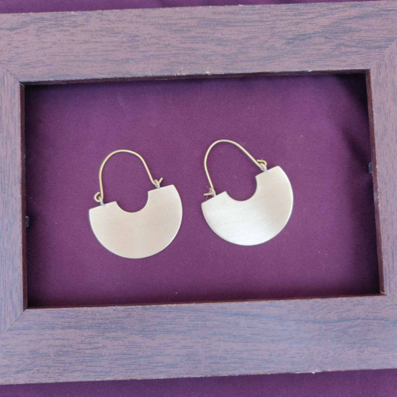 Half Moon Casual Wear Hoops