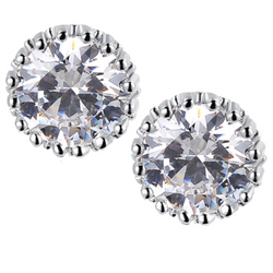 The Diamond Cut Swarovski Studs