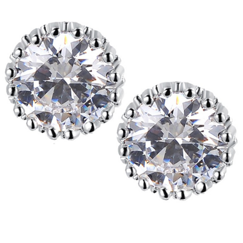 The Diamond Cut Swarovski Studs
