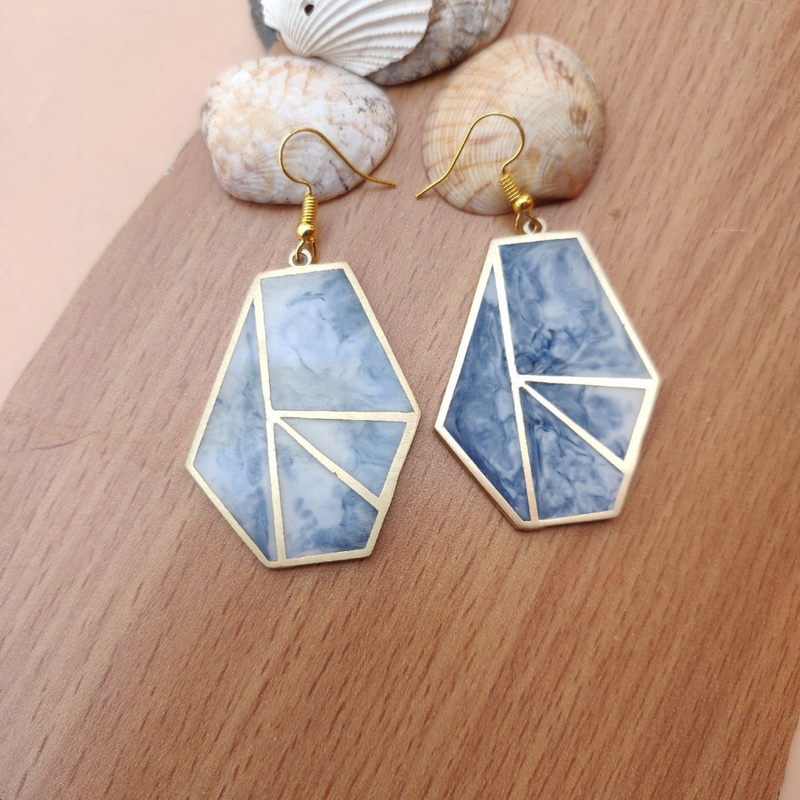 Blue Resin Drops