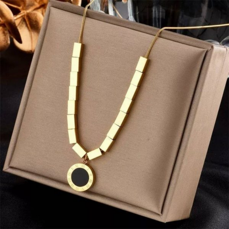 Classic Roman Clock Neck Piece