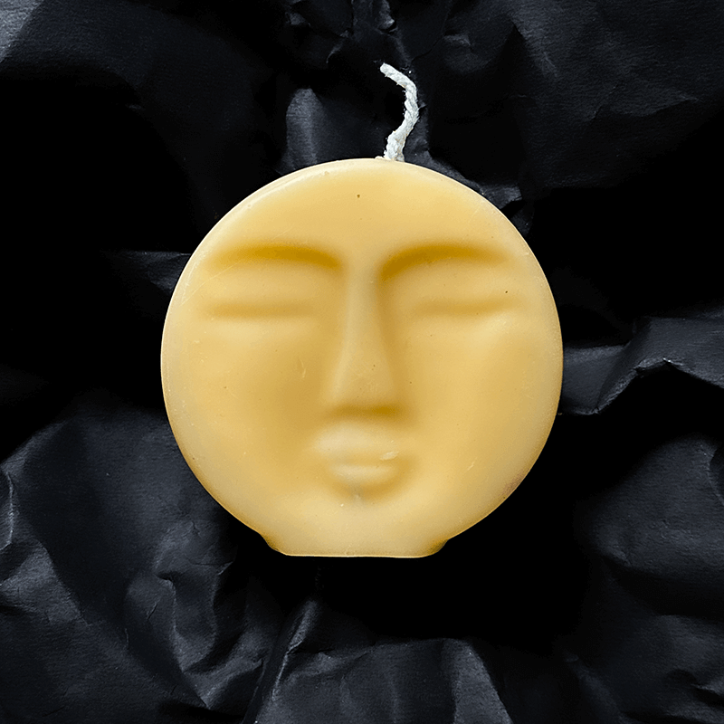 Yellow Petal Sculpture Women Candle
